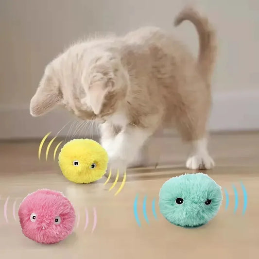 Plush Interactive Cat Ball